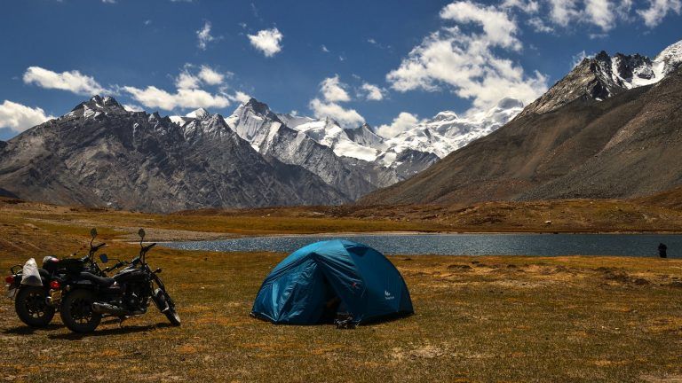 Camping at Zanskar Valley