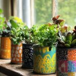 DIY Upcycled Tin Can Planters