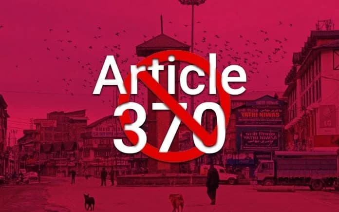 Article 370 Scrapped For Jammu And Kashm