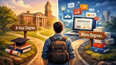 Micro-Degrees Vs. Full Degrees: Is The 4-Year College Model Becoming Obsolete?