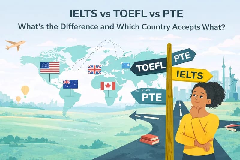 IELTS vs TOEFL vs PTE: What’s the