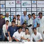 Atharva bagged the Kohinoor Cricket League Trophy