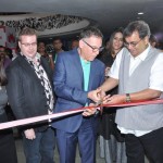 Lance Podell- Director & Global Head of YouTube Spaces, Subhash Ghai, Founder & Chairman of Whistling Woods International at the launch of YouTube Space Mumbai