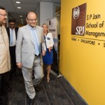 FM Arun Jaitley with Nitish Jain – President SP Jain School of Global Management at the SP Jain Global Sydney campus