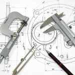 Engineering tools on technical drawing