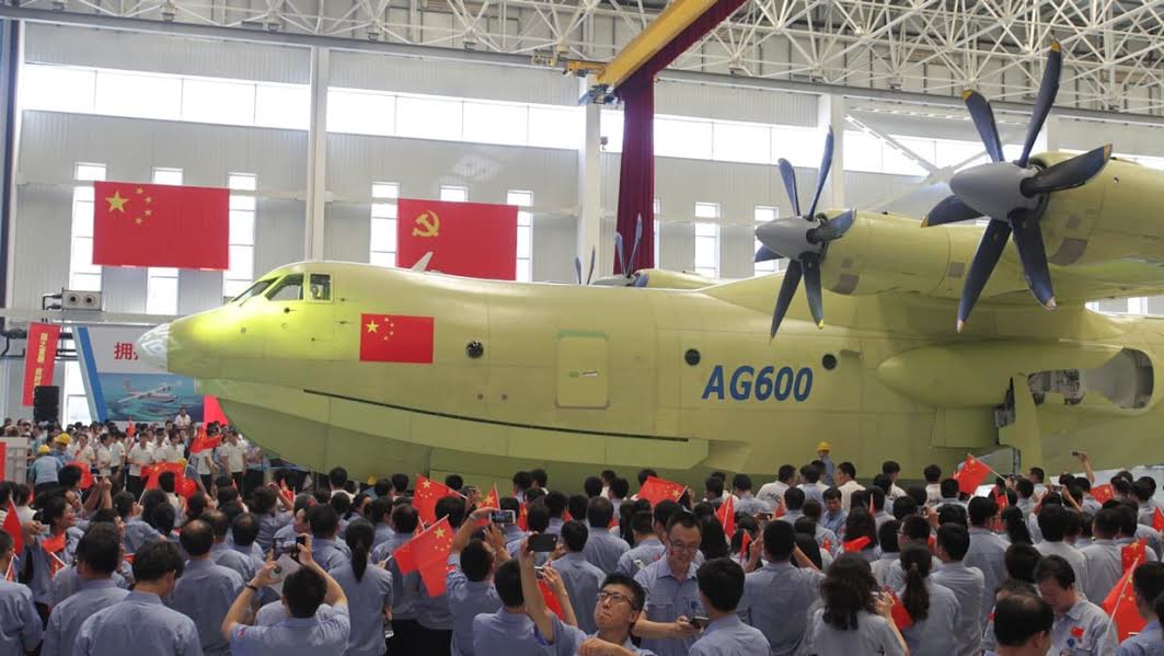 China introduces world’s largest amphibious aircraft, the AG600
