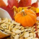 pumpkin-seeds-with-pumpkin-and-leaves