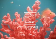 living coral color of the year
