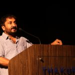 Anand Kumar giving speech