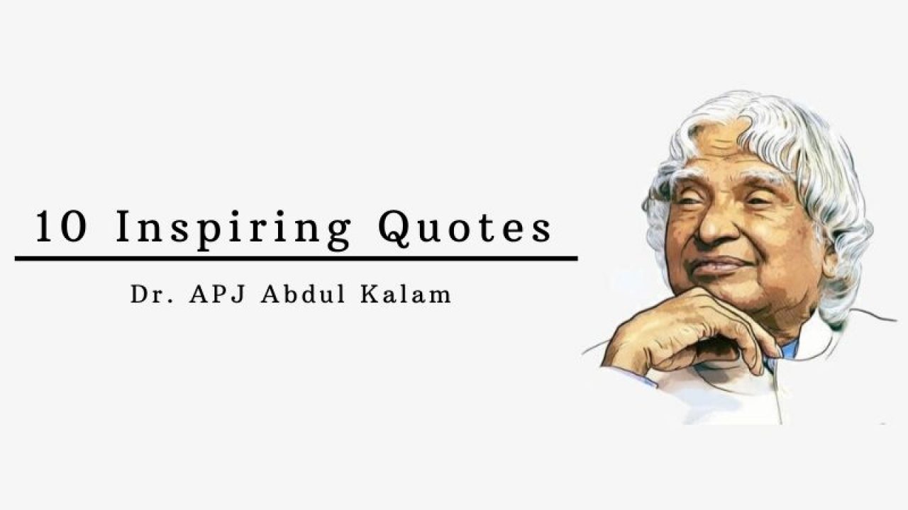 10 Inspiring Quotes Of APJ Abdul Kalam That Will Get You Started