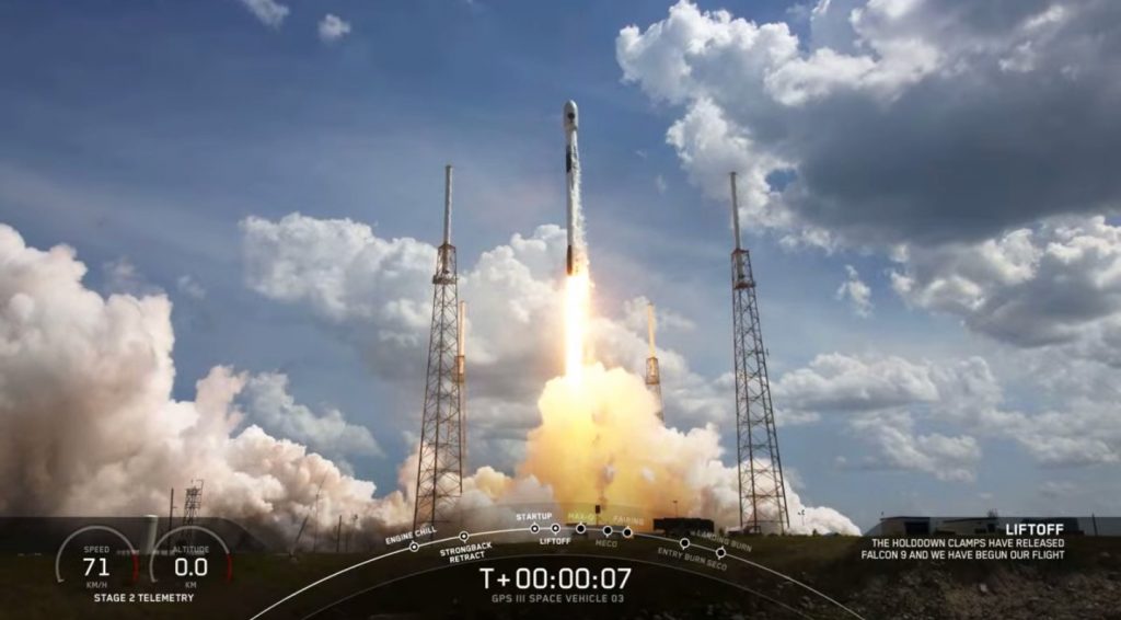 SpaceX, GPS satellite, 