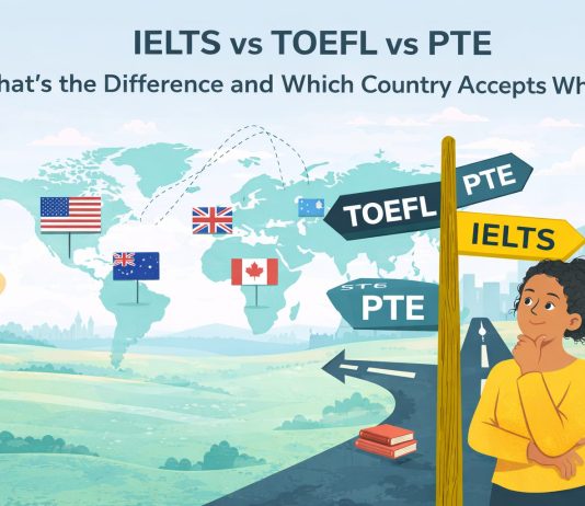 IELTS vs TOEFL vs PTE: What’s the Difference and Which Country Accepts What